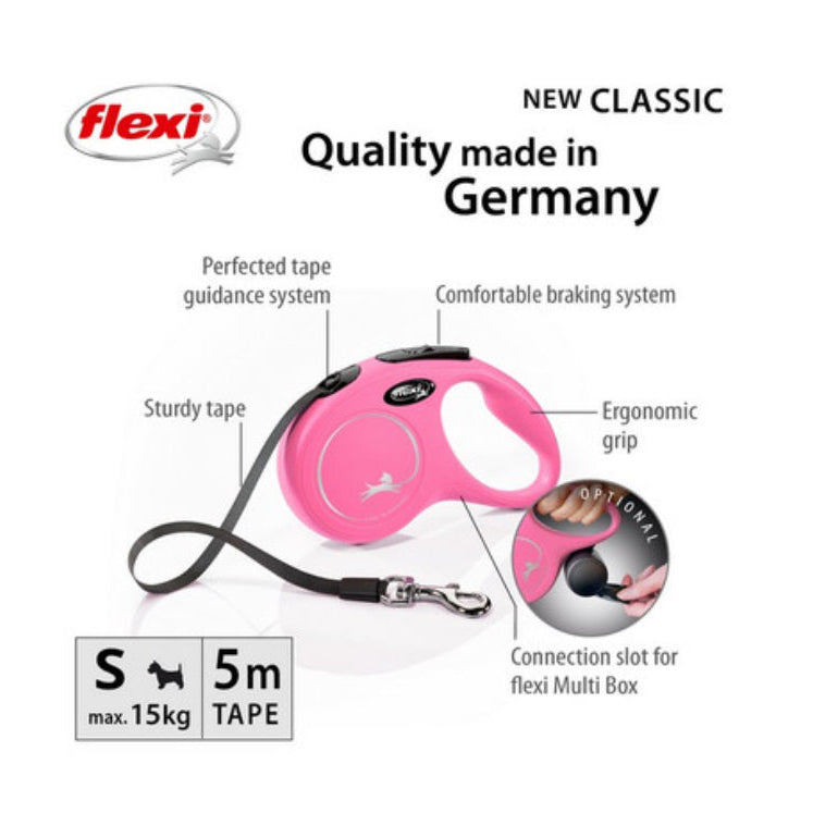 Flexi New Classic S
Tape 5m Pink