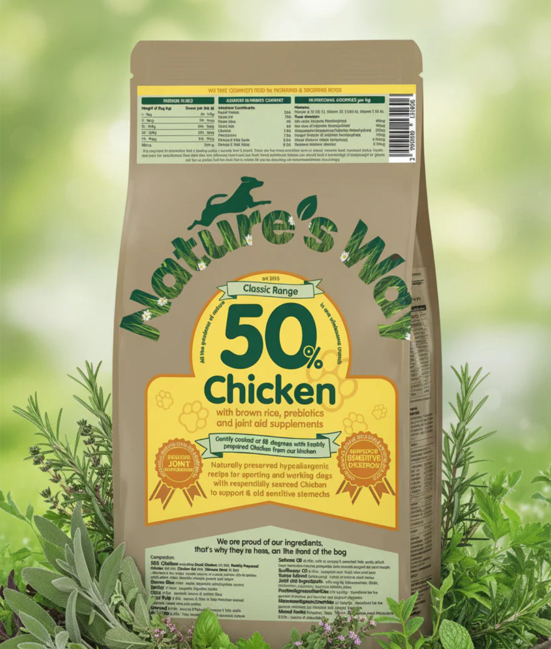 Naturesway chicken 50 % and rice adult 12kg