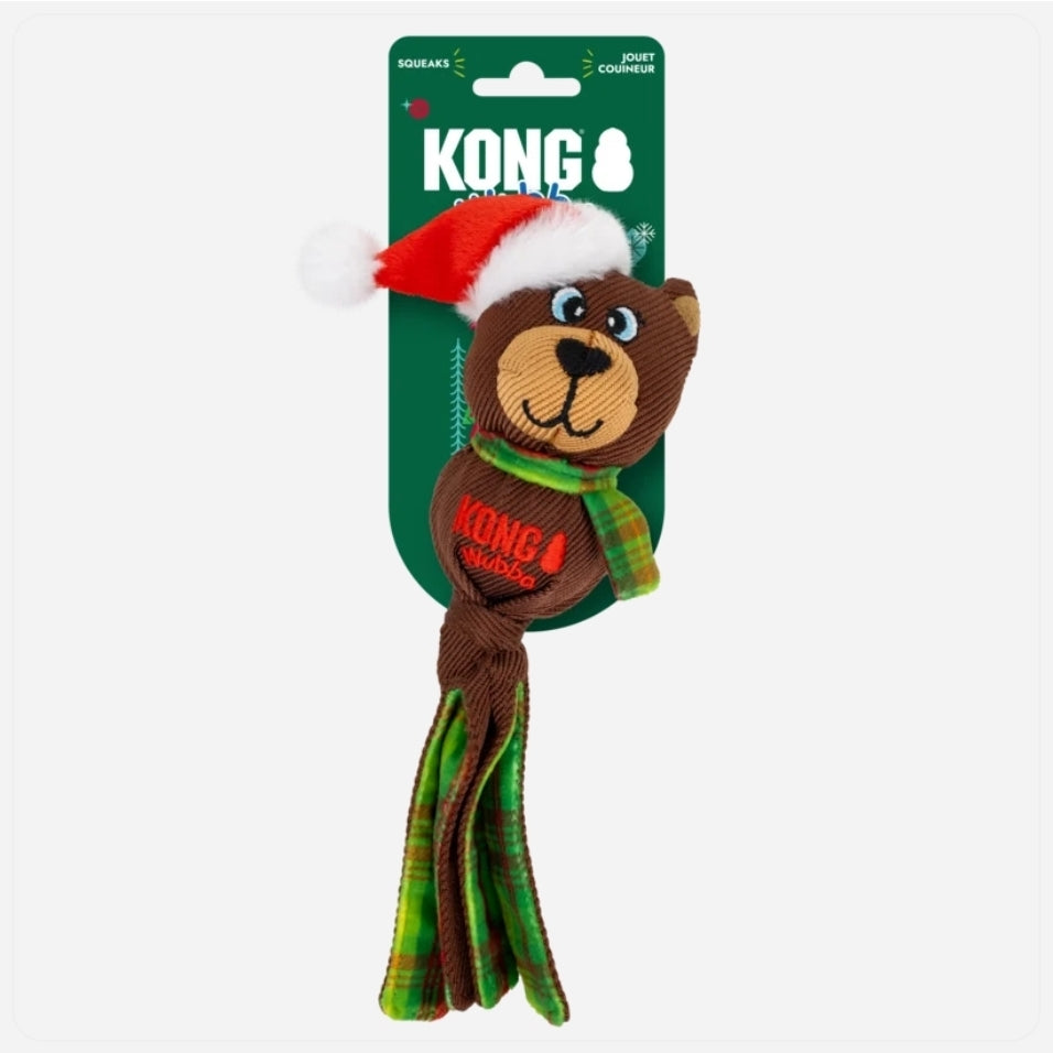Kong Holiday Wubba Mini Bear
