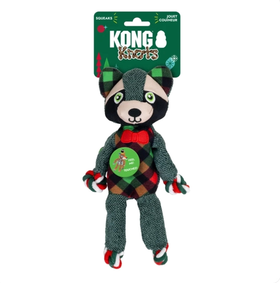 Kong Floppy Knots Dapper Fox Green