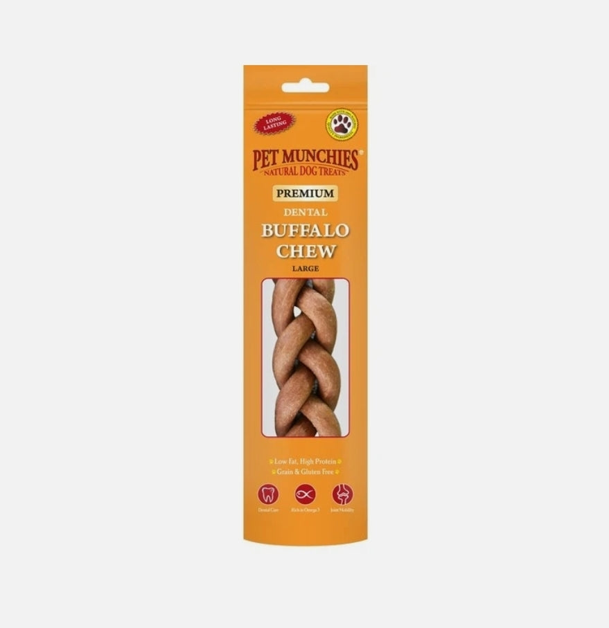 Pet Munchies Buffalo Chews Large