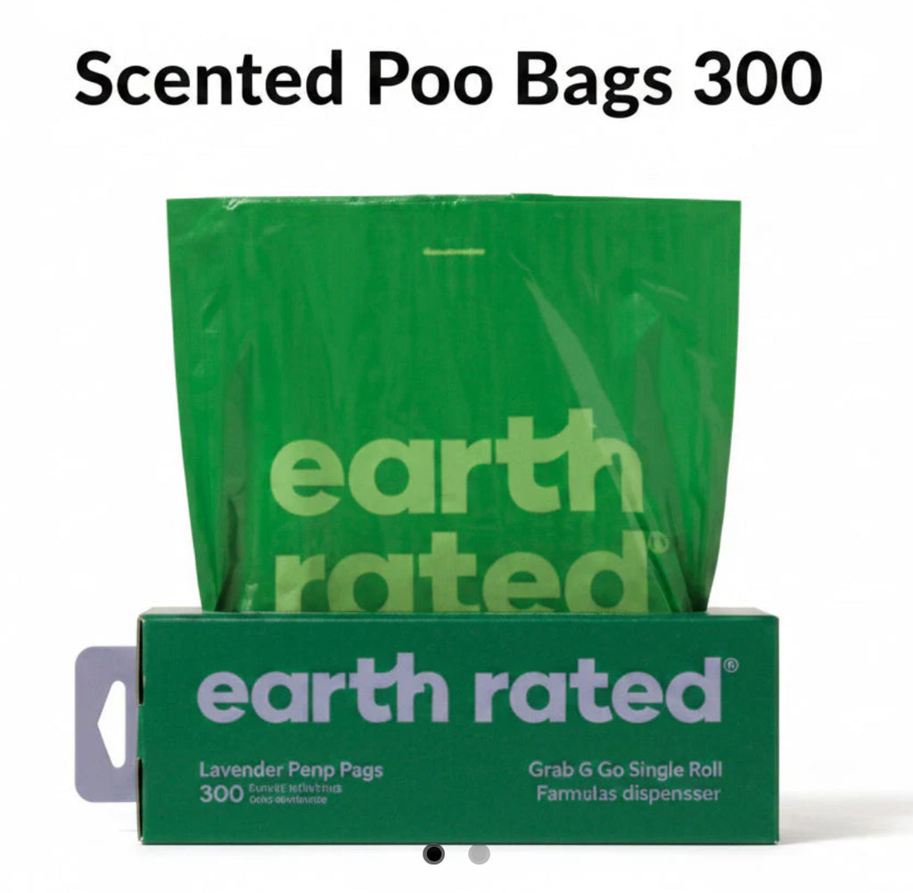 Earth Rated Poo Bags Lavender Scented 300 bags on a roll