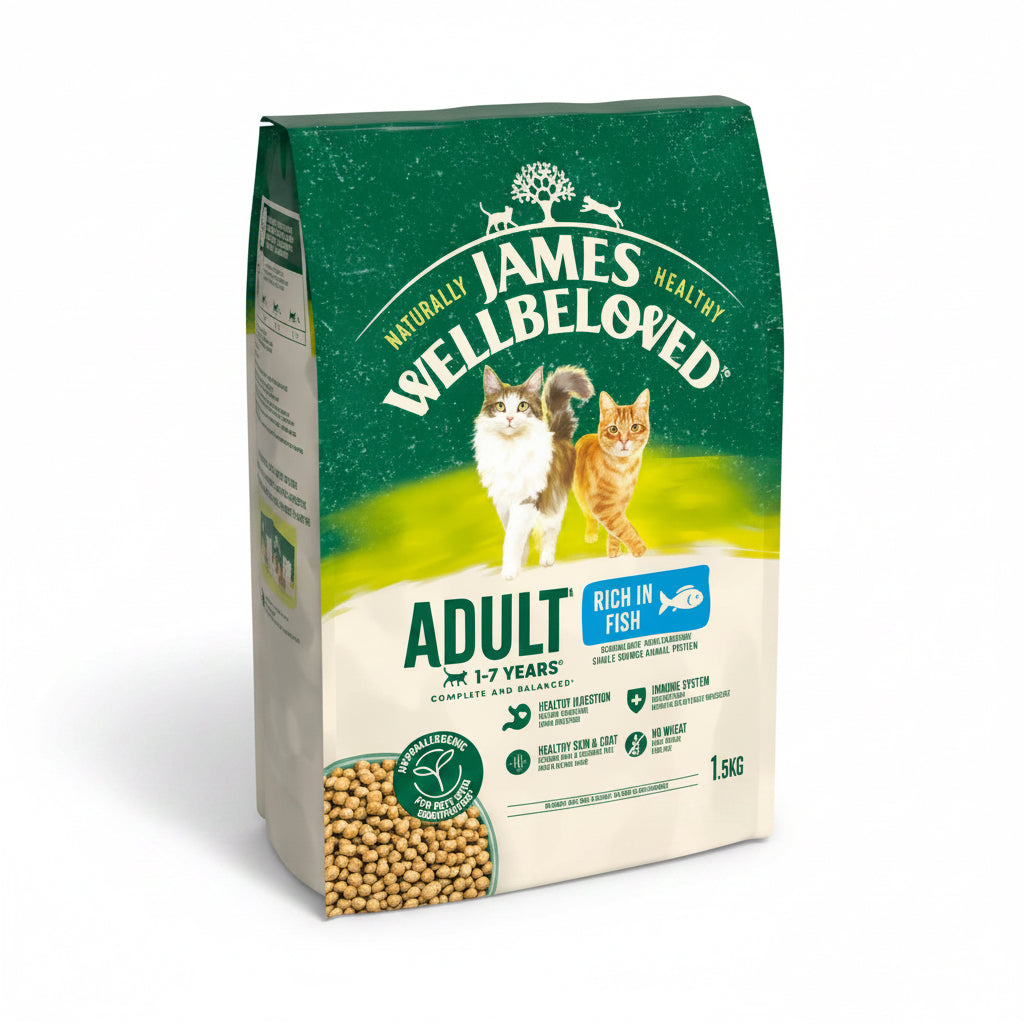 James wellbeloved cat fish and rice 1.5kg