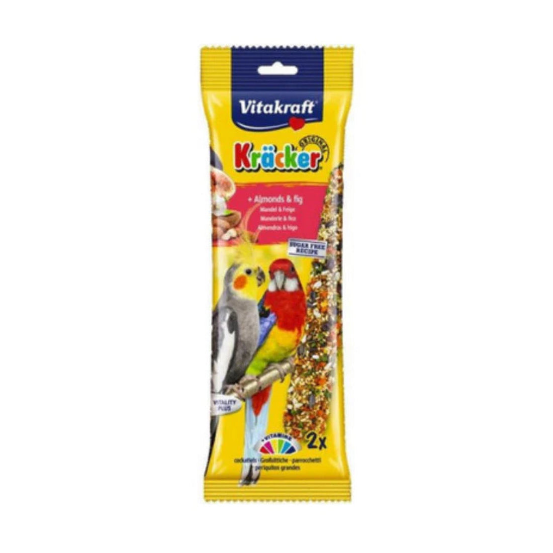 Vitakraft Kracker Cockatiel Almond & Fig