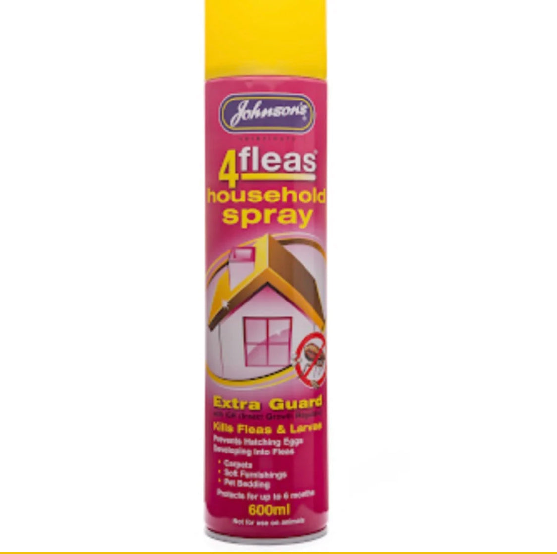 Johnson’s 4fleas household flea spray extra guard 600ml