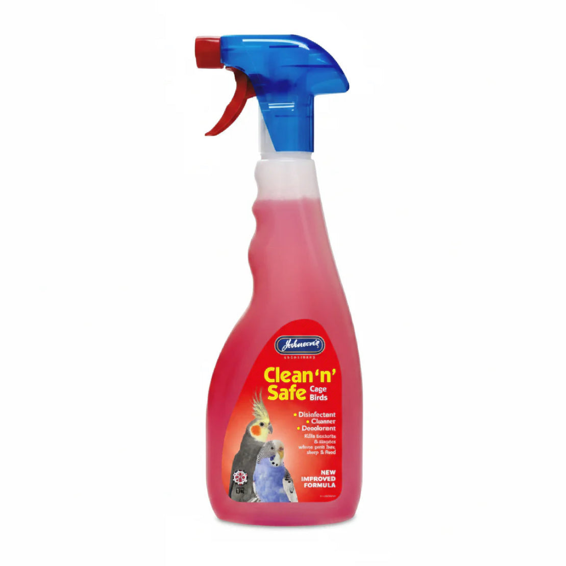 JVP Clean N Safe Disinfectant Cage Bird Spray 500ml