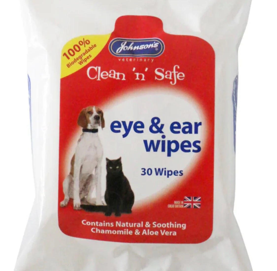 Johnson’s eye and ear wipes (30pack)