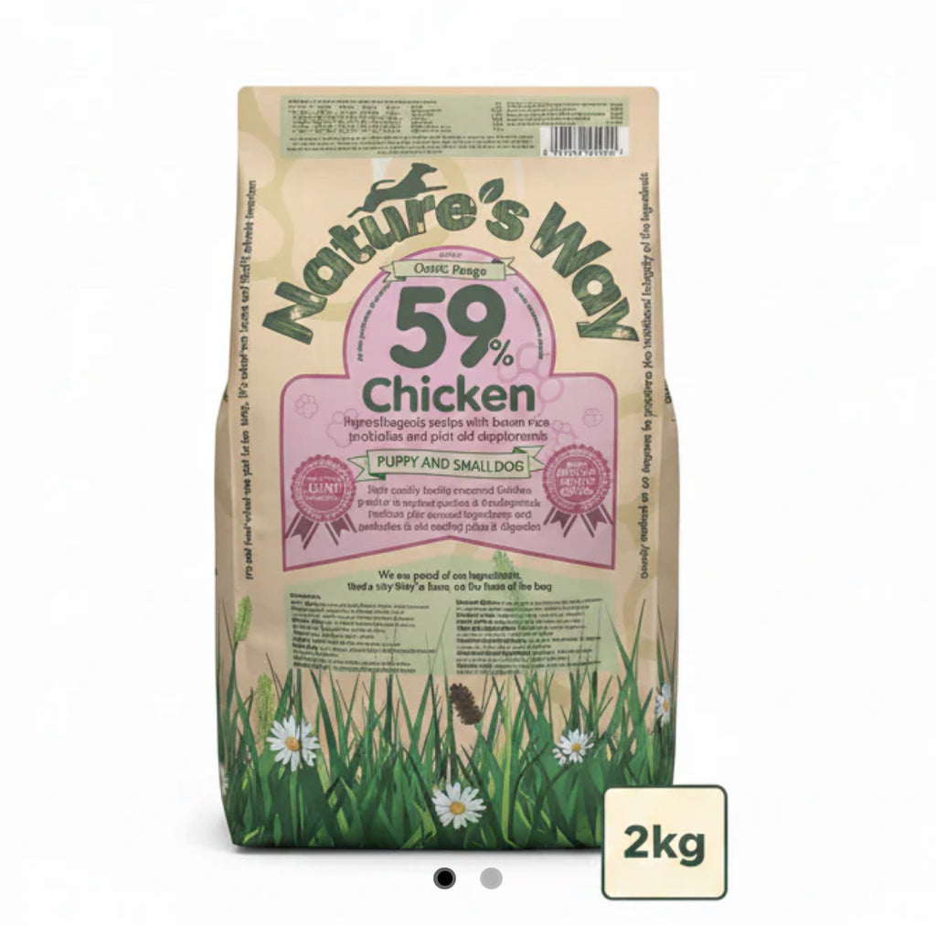 Naturesway Puppy and small dog recipe with 59% Chicken 2kg