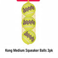 KONG Air Squeaker Tennis Ball (3Pk) Medium
