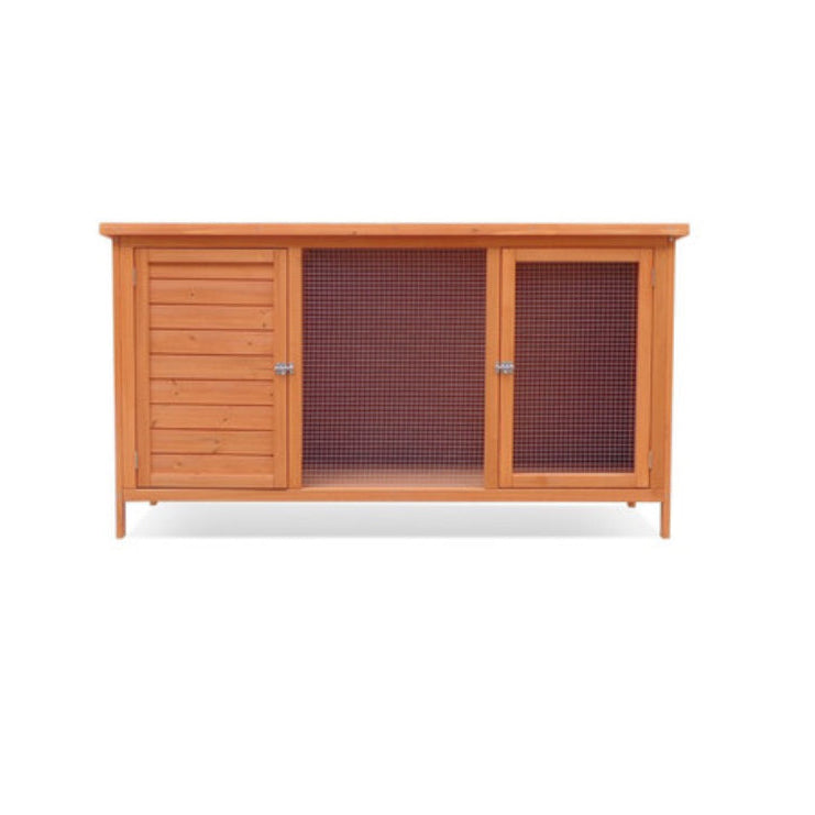 Harrisons Ulverston Single Hutch on legs natural 130x50x70cm