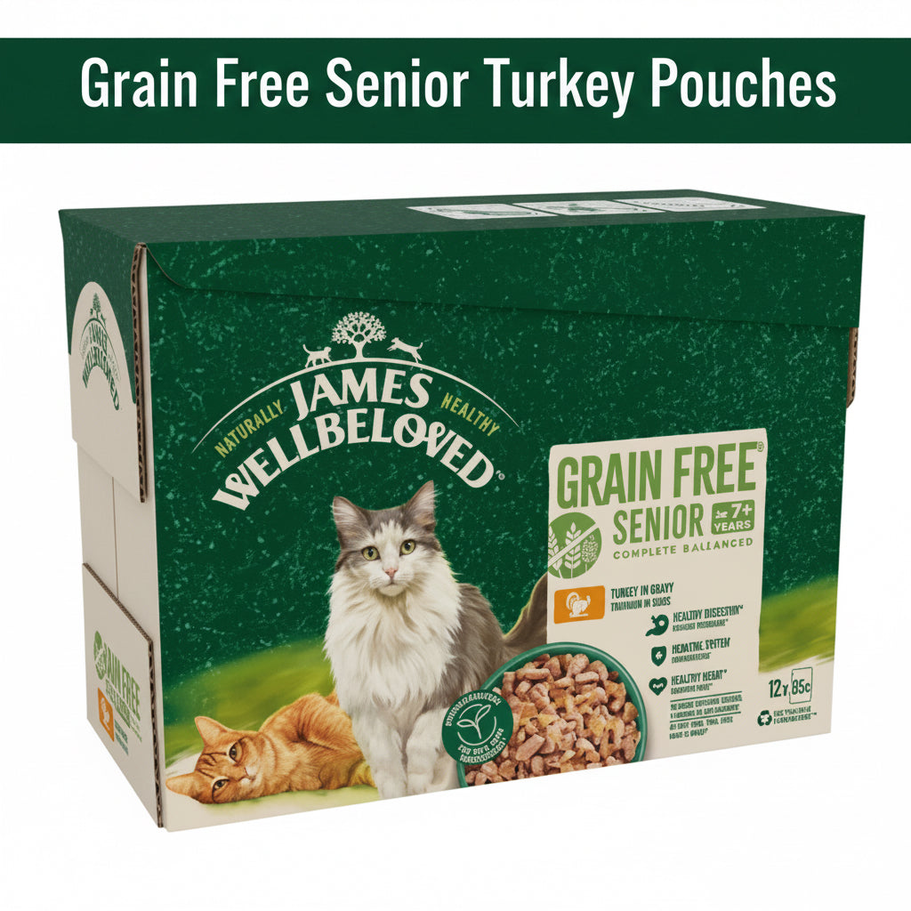 Wellbeloved Cat Turkey
Senior Pouch 12 x 85g