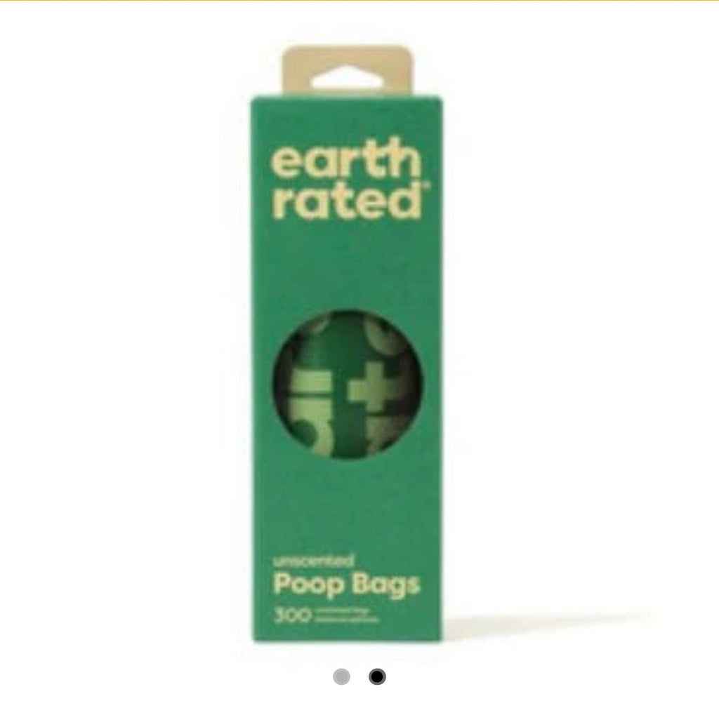 Earth Rated Unscented Poo Bags 300 bags on a roll