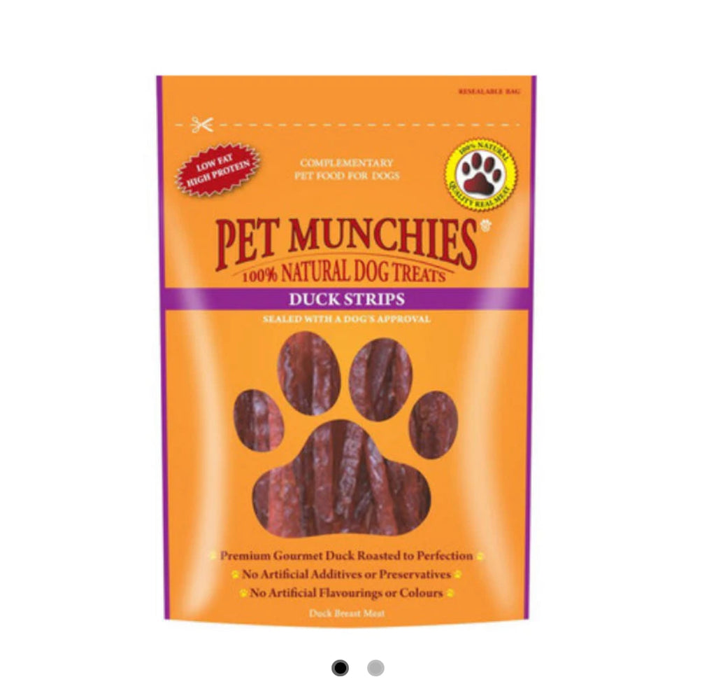 Pet Munchies Duck strips 90g