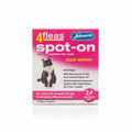 4fleas spot on dual action for adult cats over 8 weeks weighing 4kg or greater