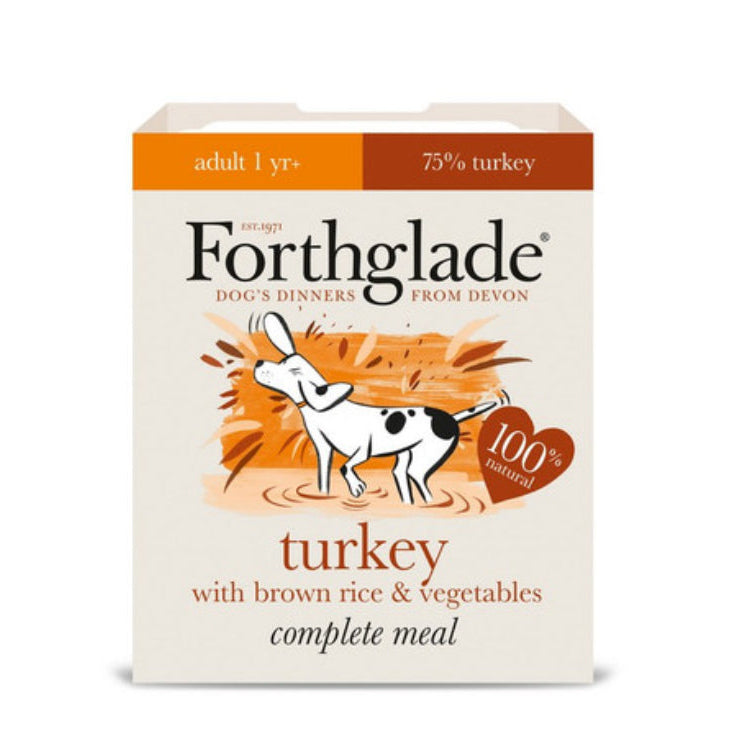 Forthglade Comp Meal
Adult Turkey with Brown Rice Veg 395g