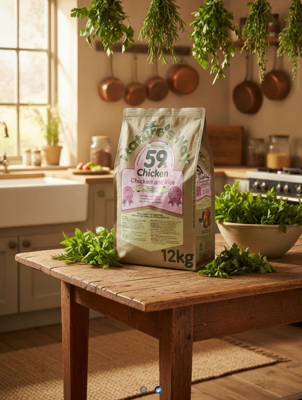 Naturesway Puppy and small dog recipe with 59% Chicken 12kg