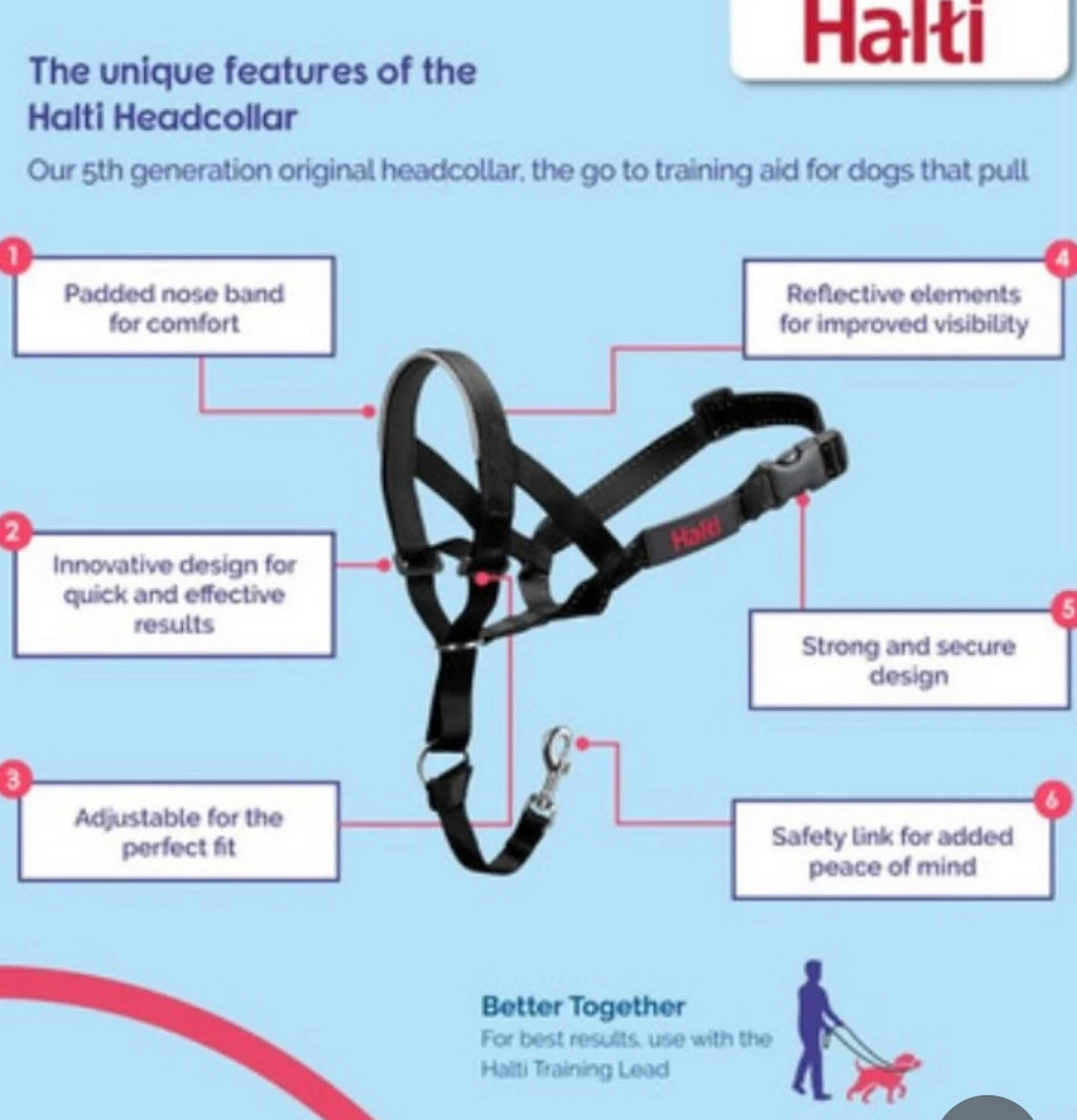 Halti Headcollar Black Size 2