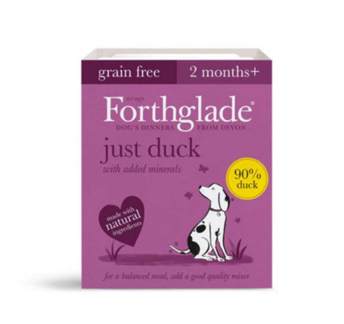 Forthglade just duck wet food 395g (2 months+)