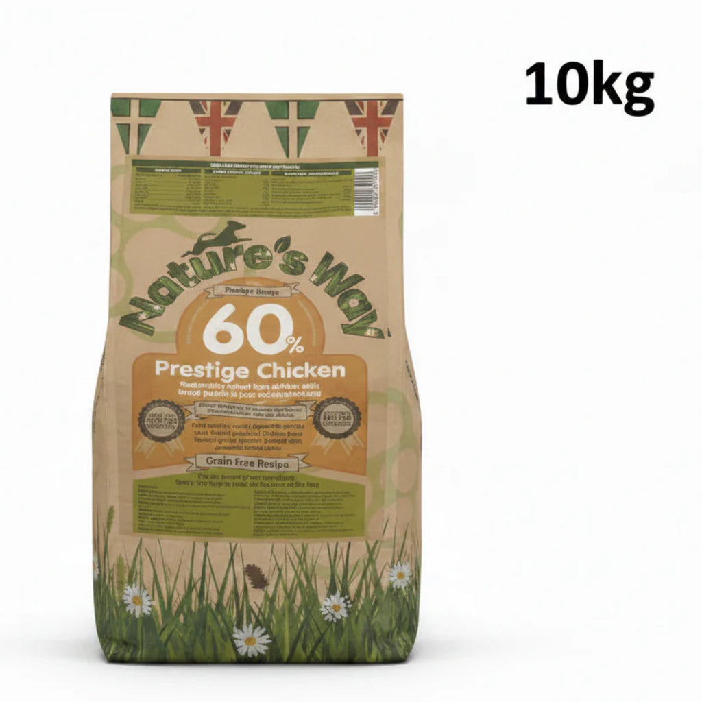 Naturesway prestige 60% grainfree chicken adult dog food 10kg