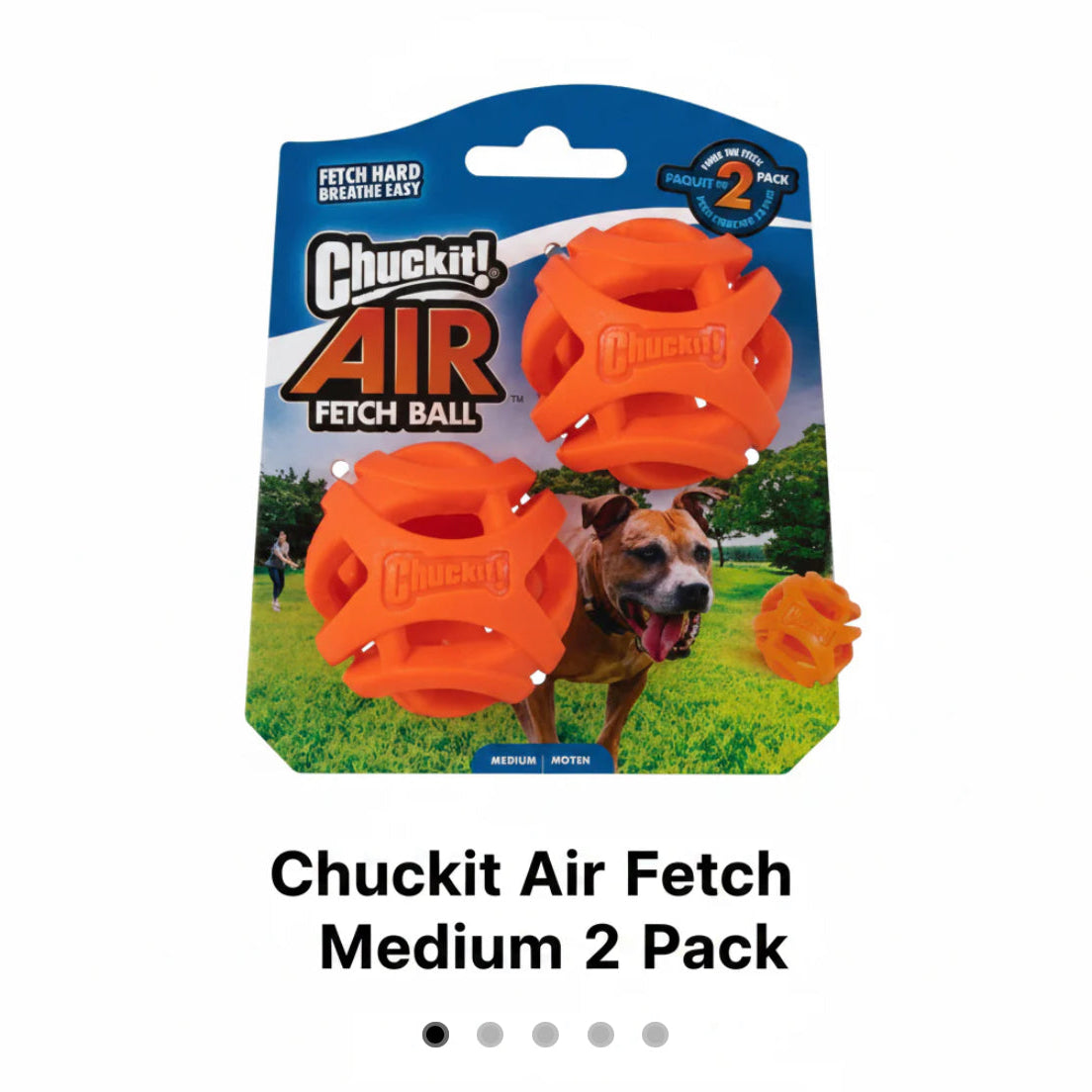 Chuckit air fetch medium 2pack