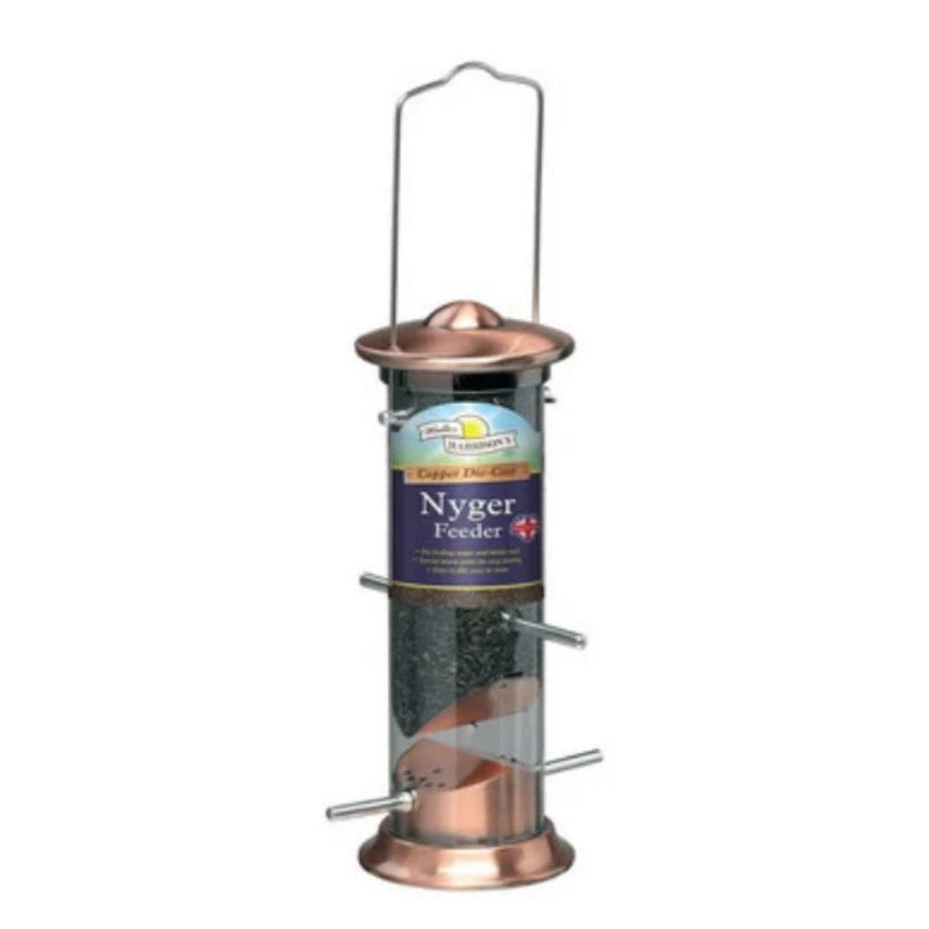 Harrisons Cast Copper Plated Nyger Feeder 20cm