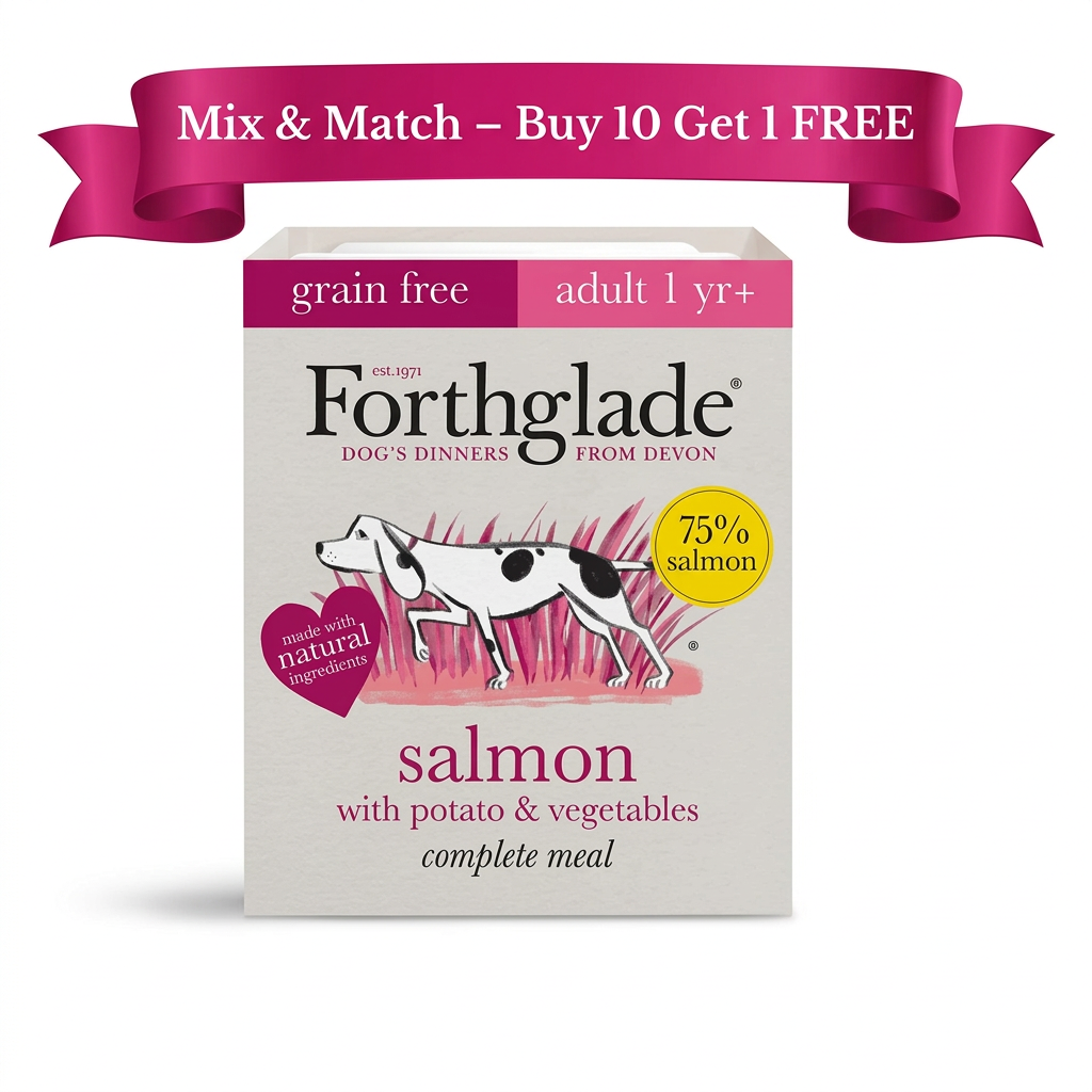 Forthglade Adult Meal
Salmon Potato & Veg
Grain Free 395g