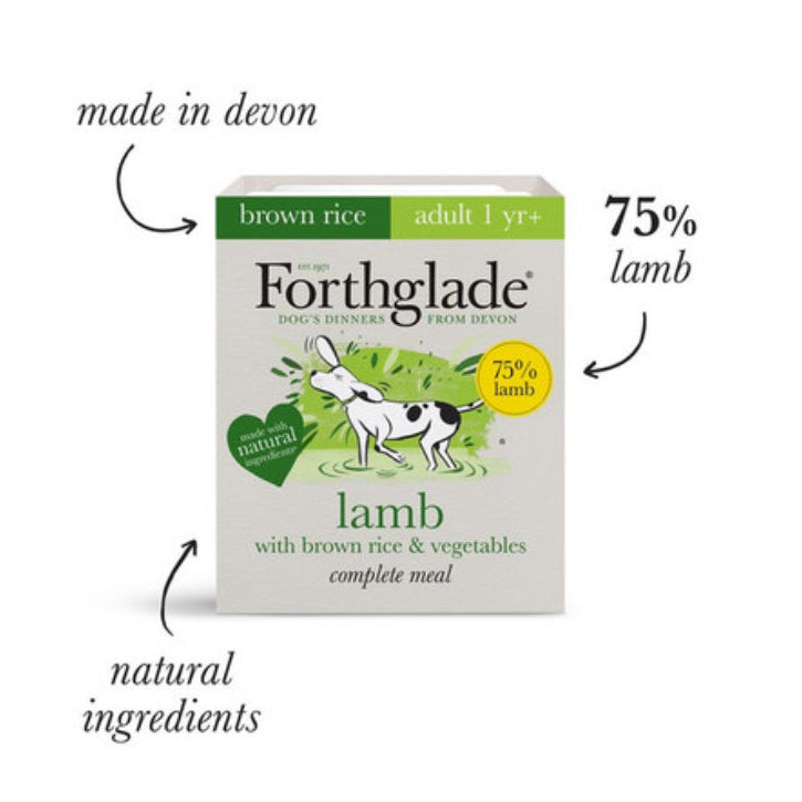 Forthglade Complete
Meal Adult Lamb Brown
Rice & Veg 395g