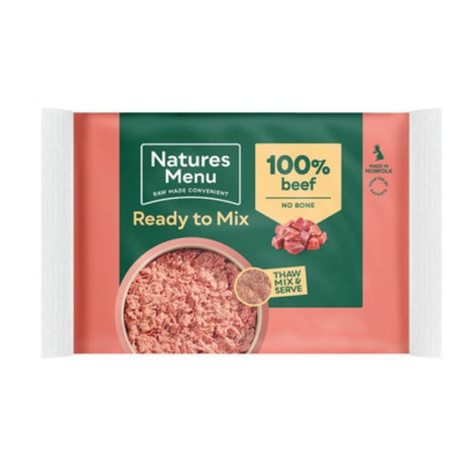 Natures Menu Frozen
All Beef Mince 400g