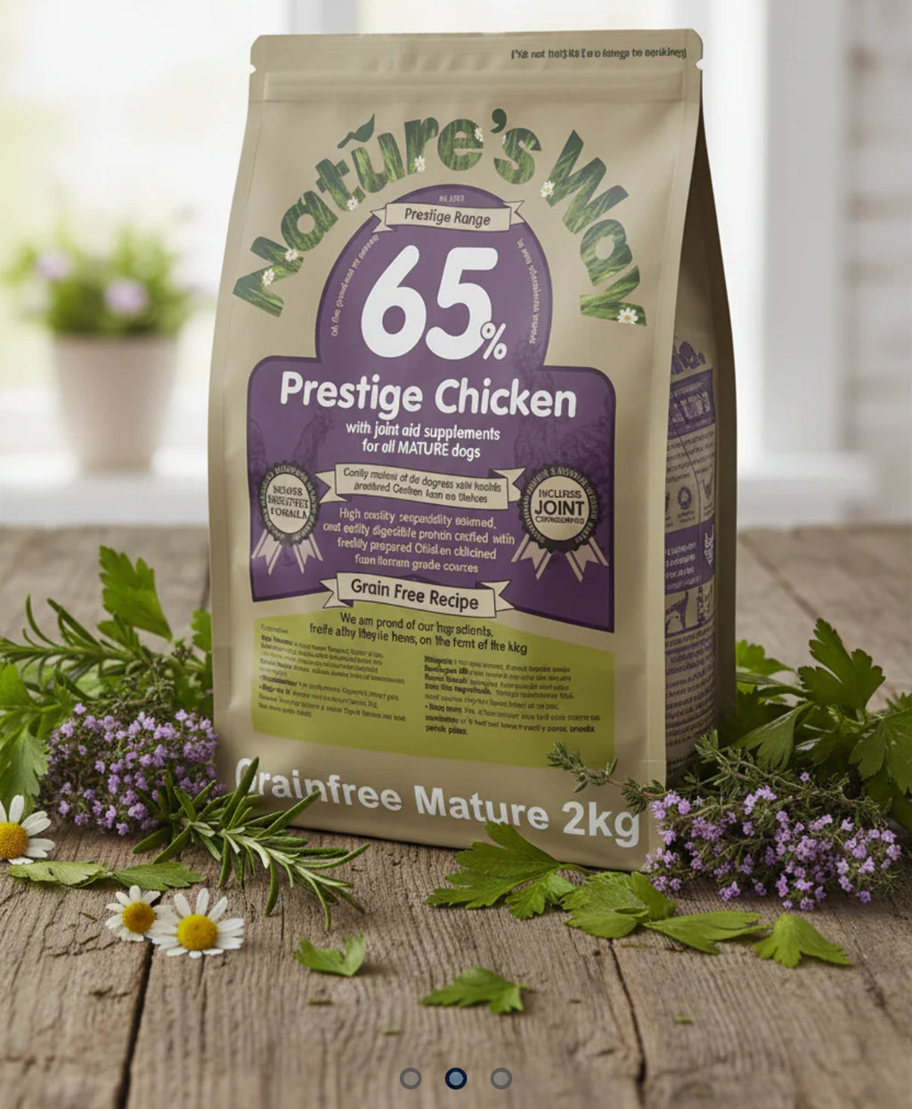 Naturesway grain free mature 65 %chicken recipe 2kg