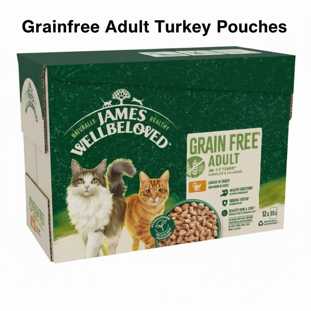 Wellbeloved Cat Turkey
Adult Pouch 12 x 85g