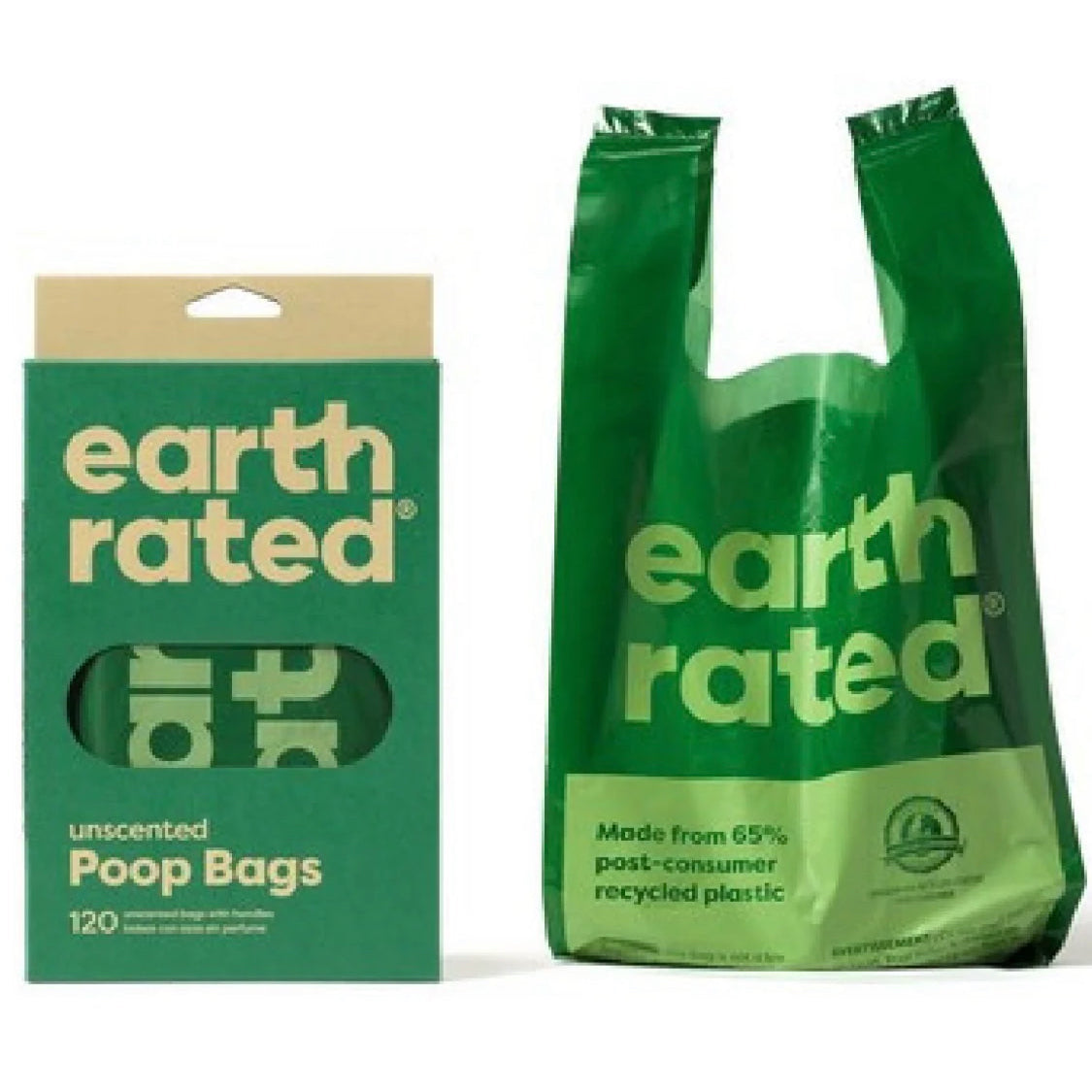 Earth rated unscented poo bags (120)