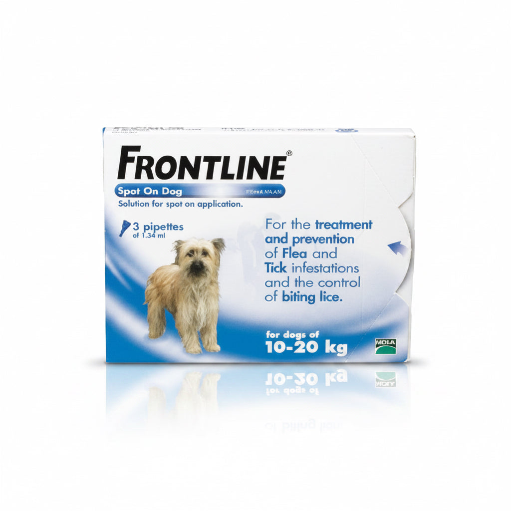 Frontline Spot On Medium Dog 10-20kg (3Pipettes)