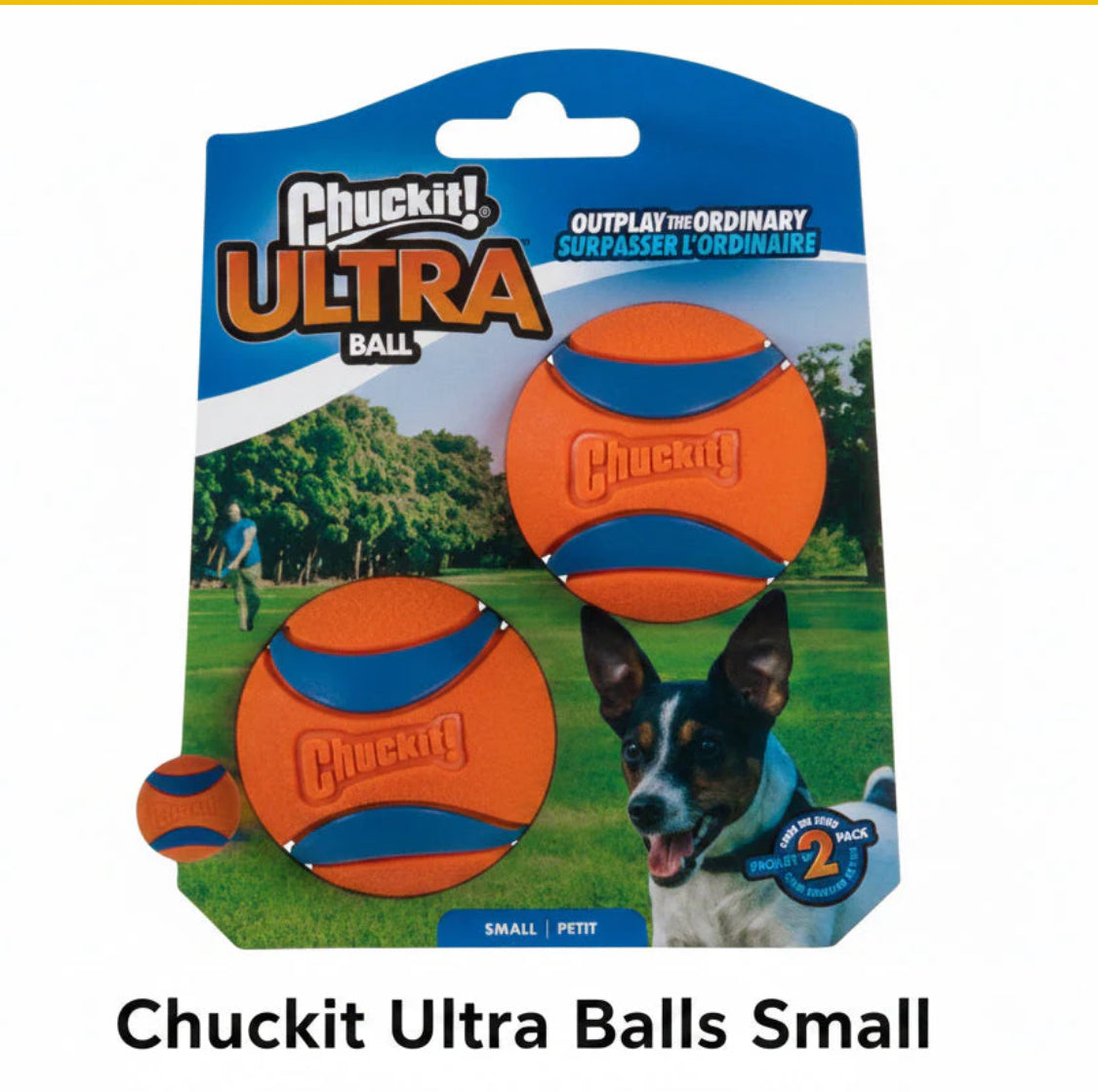 Chuckit! Ultra Ball 2 Pack Small 4.8cm