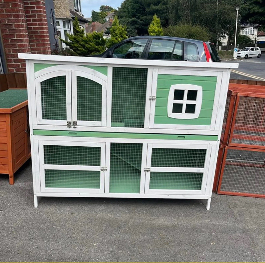 Double green cottage 150cmx60cmx126cm