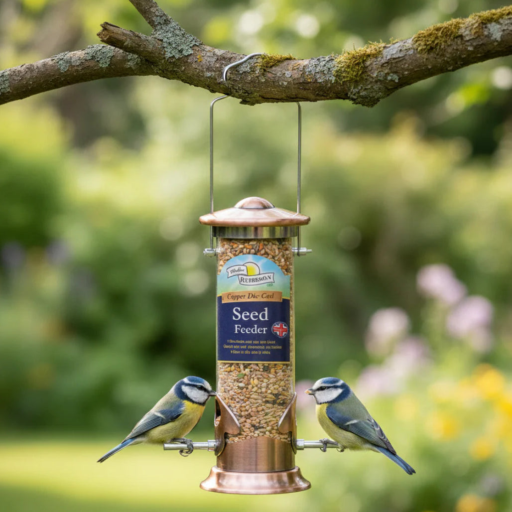 Harrisons Cast Copper Plated Seed Feeder