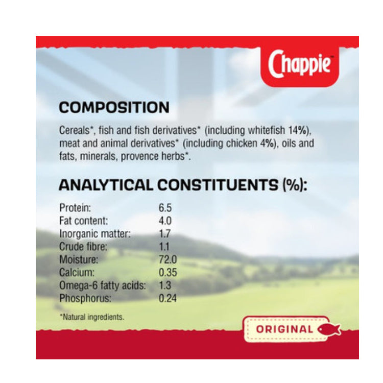 Chappie original tins 412g