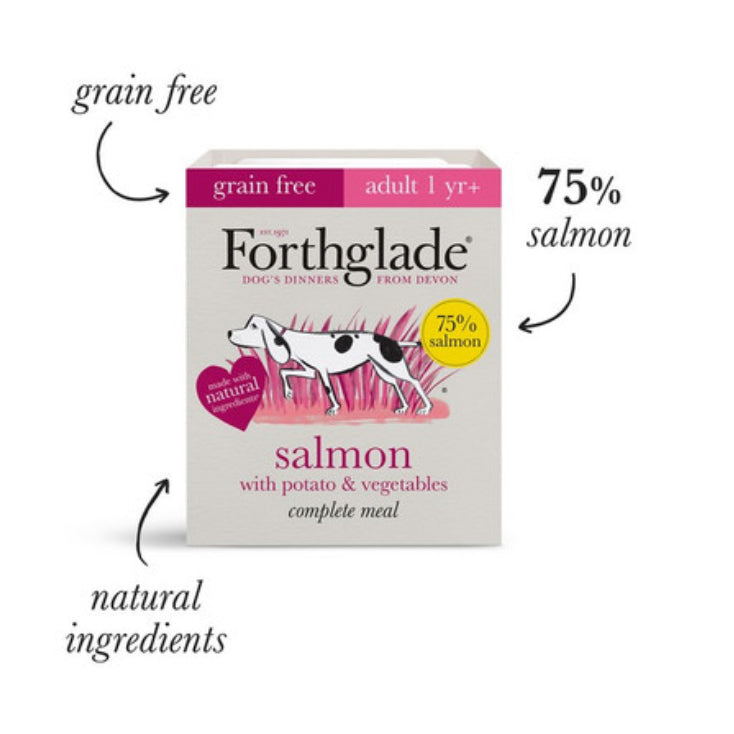 Forthglade Adult Meal
Salmon Potato & Veg
Grain Free 395g