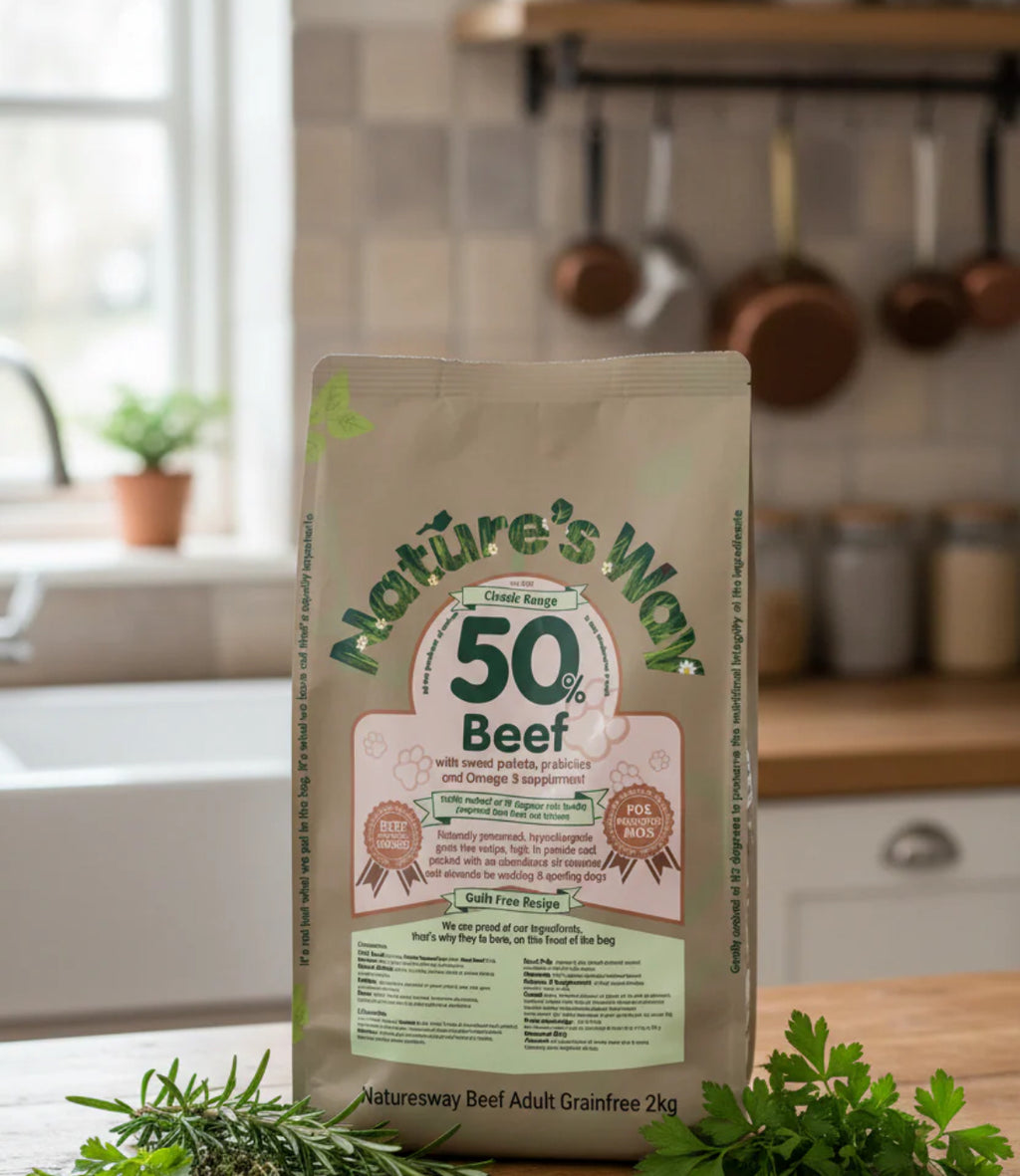 Naturesway beef 50% grainfree adult dog 2kg