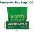 Earth Rated Unscented Poo Bags 300 bags on a roll
