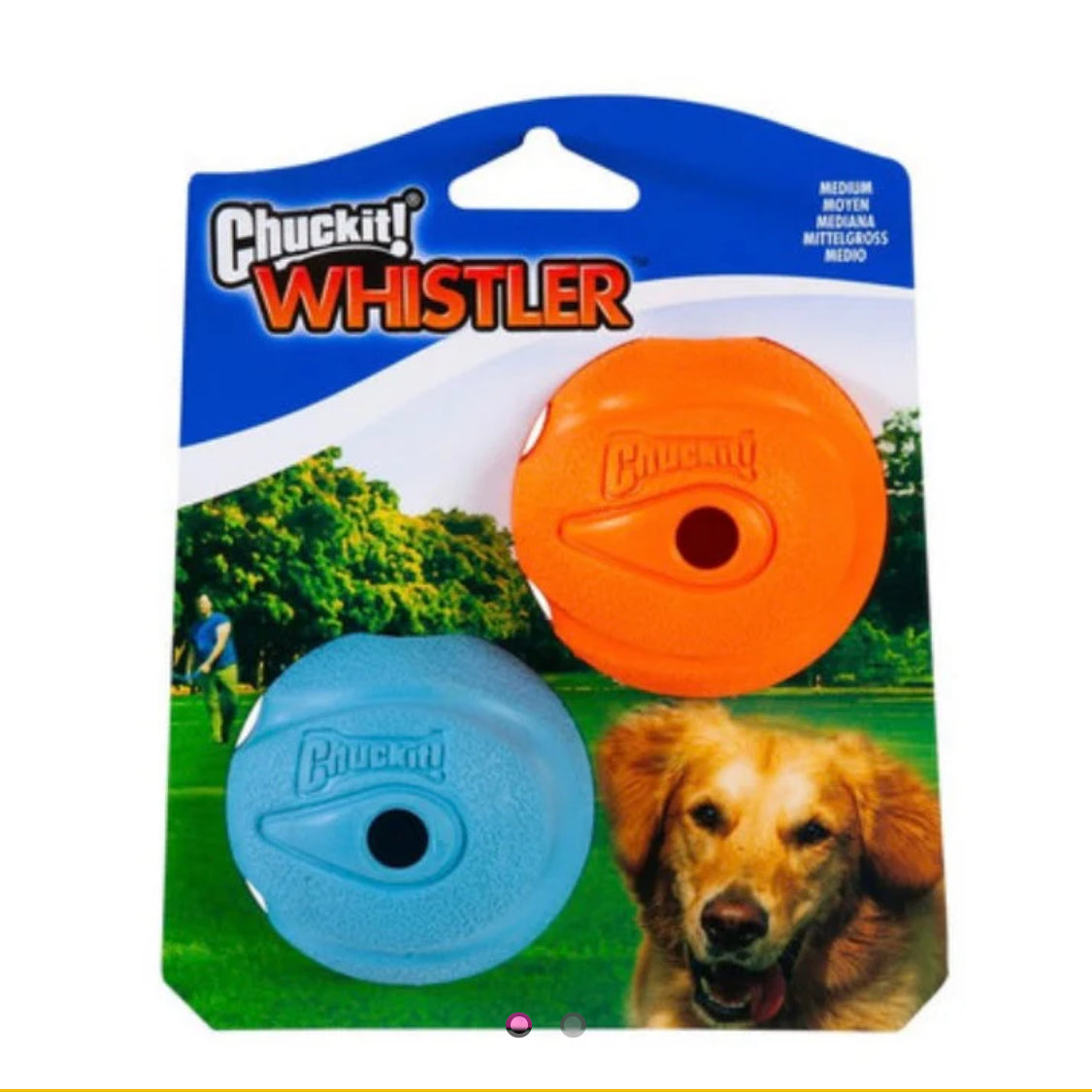Chuckit whistler Balls medium 6.5cm 2pack