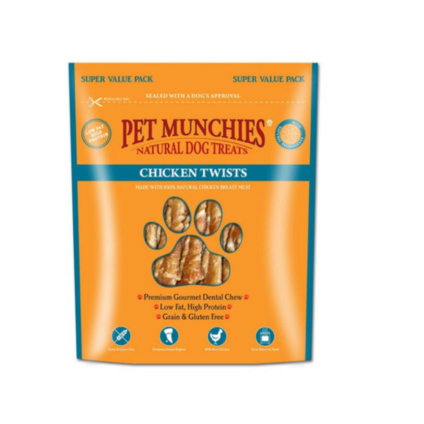 Pet Munchies Chicken Twists 290g