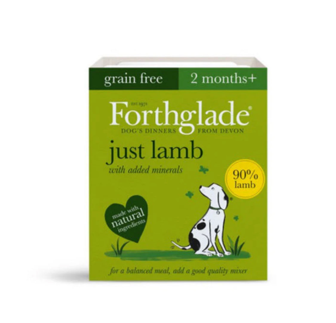 Forthglade just lamb wet food 395g (2 months +)
