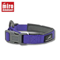 Makauri Neoprene Padded Nylon Clasp Dog Collar Purple