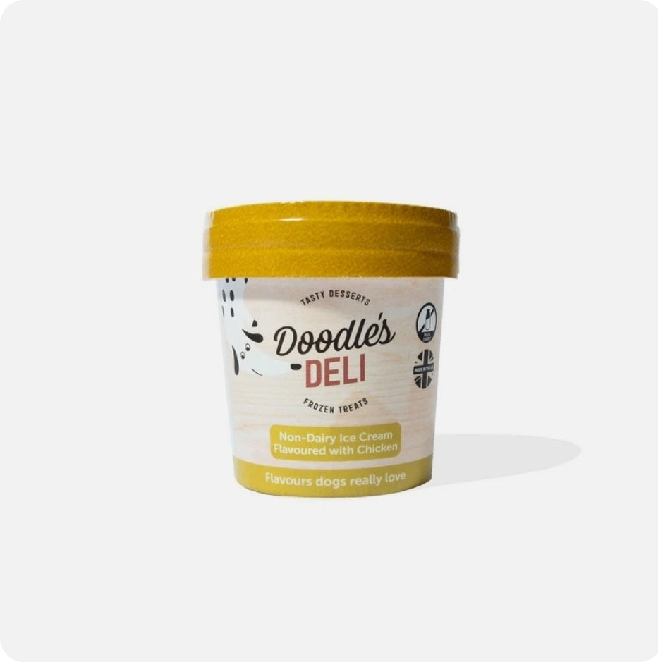 Doodles Deli Chicken Frozen Doggy Treats 125ml