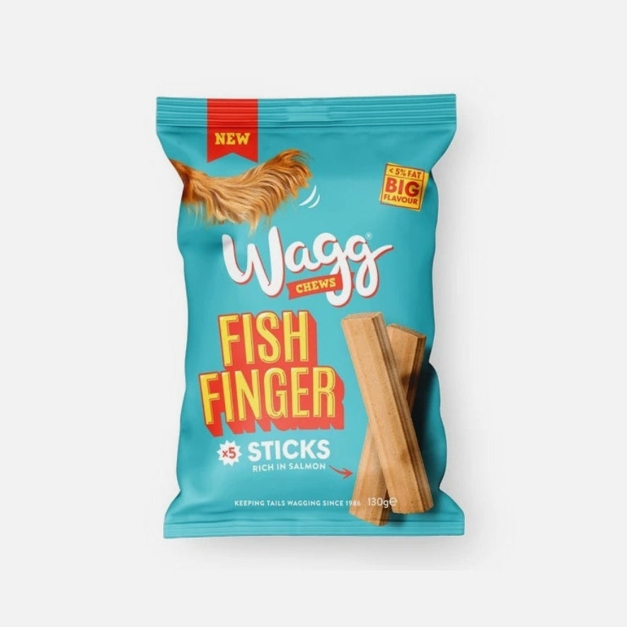 Wagg Chews Fish Finger Sticks 130g