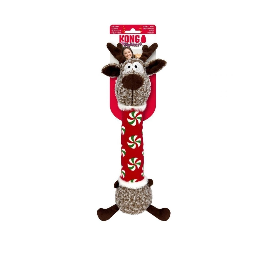 Kong Holiday Dog Shakers Luvz Reindeer