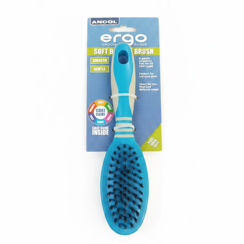 Ancol Ergo Soft Bristle Brush