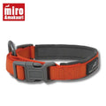 Makauri Neoprene Padded Nylon Clasp Dog Collar Orange