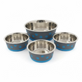 Blue Posh Paws Bowls
