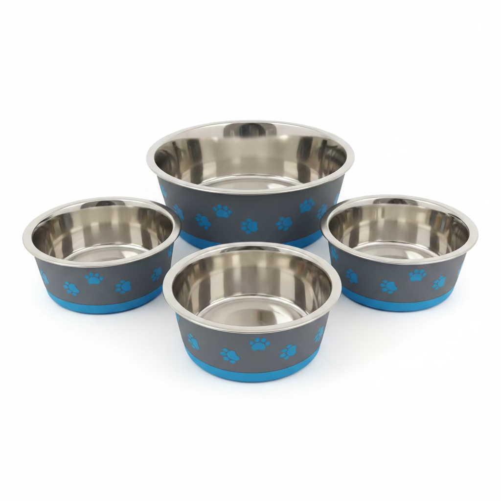 Blue Posh Paws Bowls